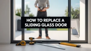 how to replace a sliding glass door