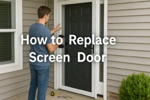 How to Replace a Screen Door