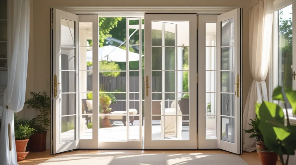 can french doors have screens
